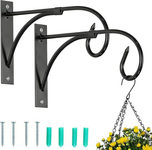 Hanging basket brackets - basket,