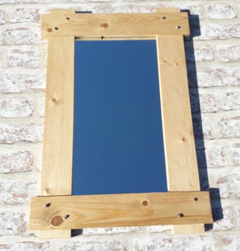 Rustic mirror reclaimed - in,