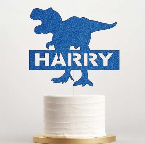 Personalised dinosaur cake - personalised,