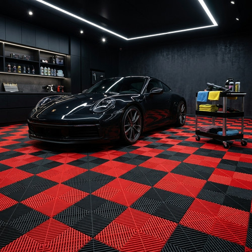 Vented interlocking garage - interlocking,