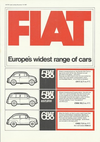 Fiat 500 600 850 - 850, 125