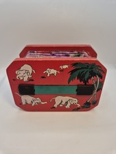 Vintage Wooden Toy Accordion