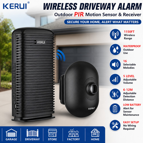 Kerui wireless driveway garage - kerui,