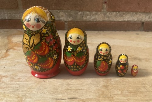 Vintage russian dolls nesting - dolls,