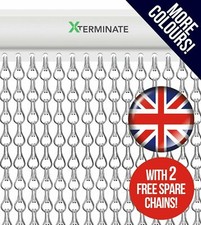 Aluminium Door Fly Screen Metal Chain Curtain Commercial Xterminate