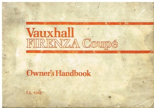 Vauxhall firenza 6 2 0 - vauxhall, 1.3