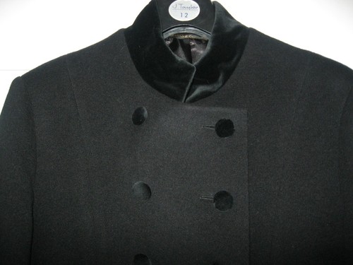 Vintage black wool - vintage,