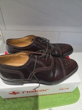 Mens UK 12 LOAKE Brown polish Leather Lace  Brogues    Condition  New Not Boxed