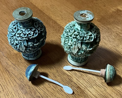 Vtg chinese hand carved - 2,