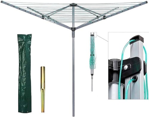 Heavy duty rotary clothes - clothes, line