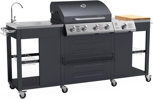 Outdoor barbecue kitchen bbq - outdoor,