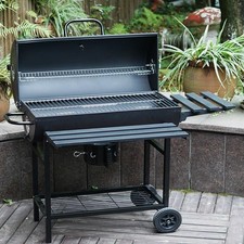 Large charcoal oil - drum, bbq