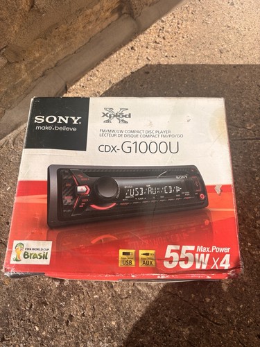 Sony cdx g1000u player mp3 - cd, player/mp3