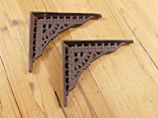 2 Antique Style Shelf Brace