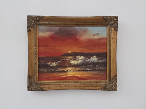 James coastal sunset oil - james,