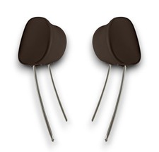 Headrests Normal Form Front Braun Faux Leather for Mercedes W107 W114 W115 W116