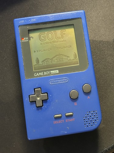 Nintendo gameboy pocket blue - gameboy,