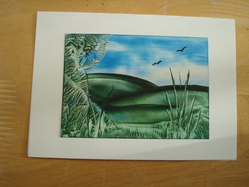 Original encaustic wax art - encaustic,