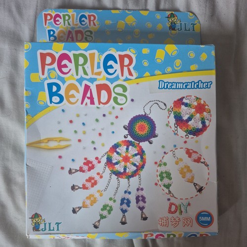 Perler bead dreamcatcher craft - bead,
