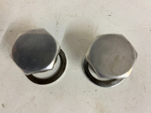 Norton fork tops - and, washers