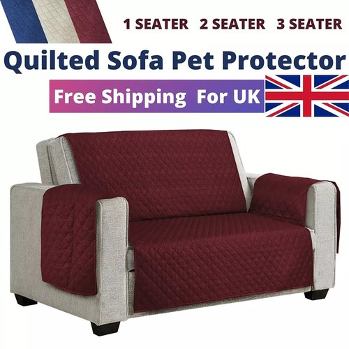 Quilted sofa slip cover - cover, 1