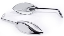 Mirror Set Chrome Cat Eye for