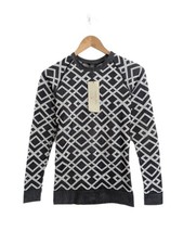 Sweaty Betty Ski Base Layer Top Black White SIZE XS BRAND NEW BNWT Skiing 