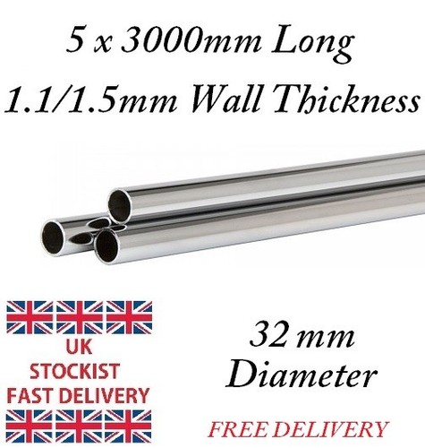 Chrome plated metal 3000mm - 5,