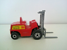 Vintage Matchbox Superfast 15 Forklift Truck HTF Gray Forks Bare Metal Lift 1972