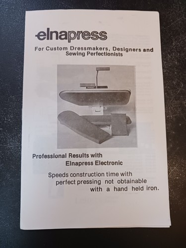 Vtg elnapress elna - vtg, press