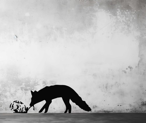 Reusable banksy kentucky - banksy, fox