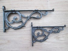 Cast Iron Ornate Fancy Victorian Shelf Support Book Sink Toilet Cistern Bracket