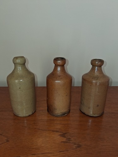 Trio vintage stoneware - vintage,