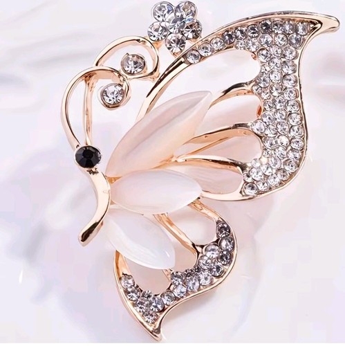 Large gold coloured - large,, butterfly