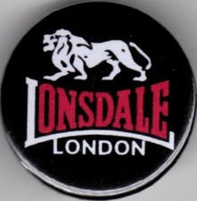 LONSDALE Pin Button Badge 25mm