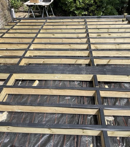 Box decking joist tape - decking,
