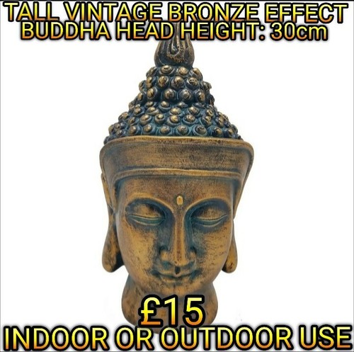 Large buddha head ornament - large,