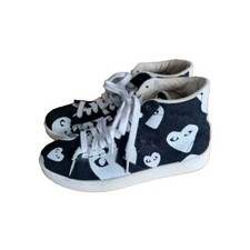 converse x commes des garcons play Canvas Trainers Uk 5.5 Black/white Unisex