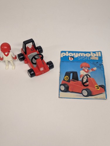 Playmobil race car - car, driver