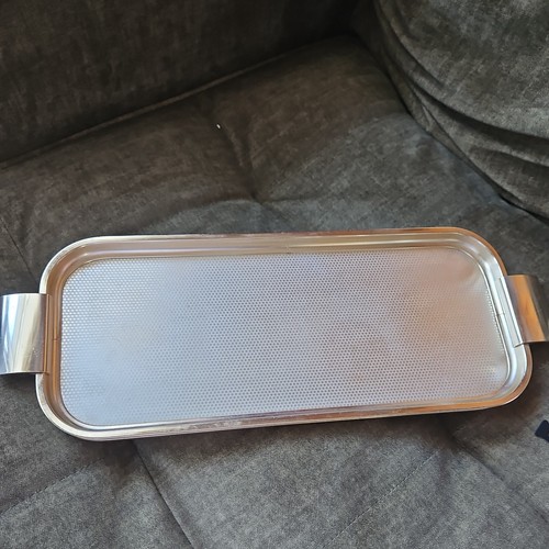 Vintage woodmet drinks tray - vintage,