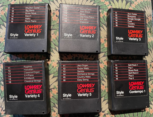 Lowrey genius organ cartridge - lowrey,