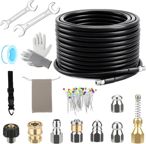 Drain jetter kit - drain,