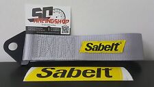 Sabelt Racing Tow Hook Tuning Fabric Lanyard Renault Saxo Gray