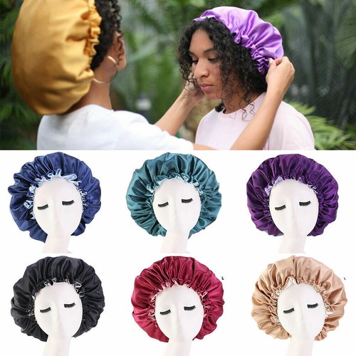 Satin bonnet night sleep - satin, cap