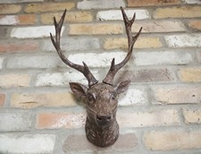 Stag Deer Head Home Decor Wall Hanging Rustic Accent Art Piece Mount Plaque