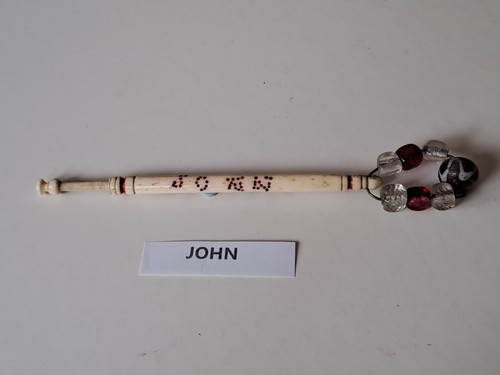 Antique bone lace bobbin - bone,