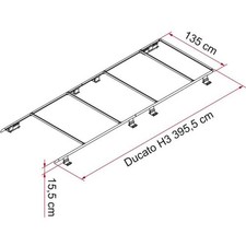 Fiamma Roof Rack Rail for