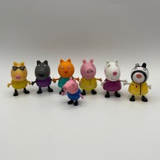 Peppa Pig George Pig Suzy Sheep Zoe Zebra Danny Dog Pedro Pony Figures Set b2