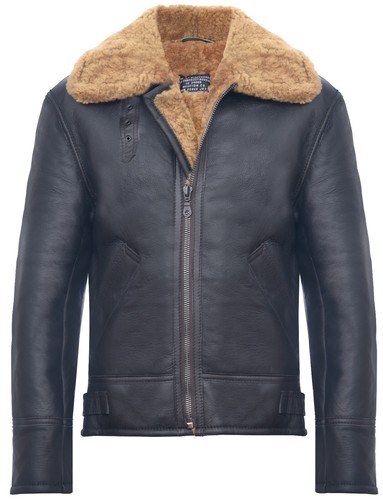 Mens sheepskin jacket - mens, b3