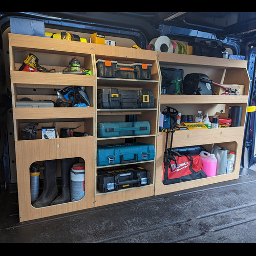 Renault trafic van racking - renault,